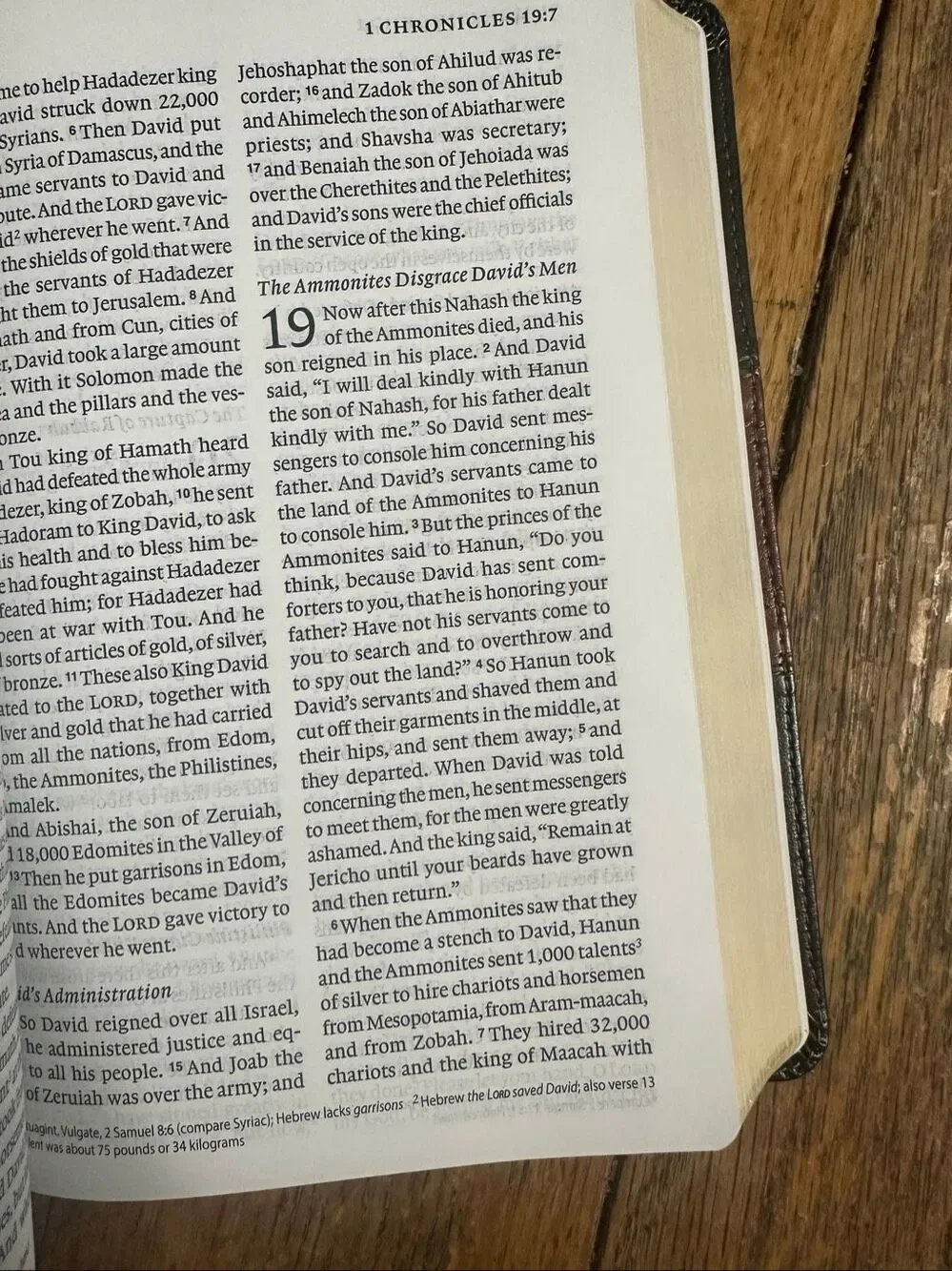 ESV Large Print Personal Size Bible, Red Letter Bible TruTone, Forest/Tan, Trail
